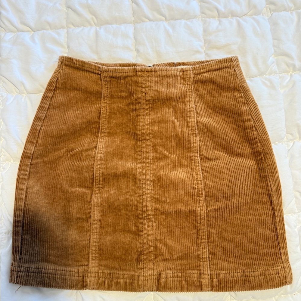 Pacsun Corduroy Tan Skirt